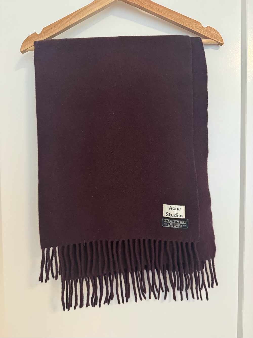 Acne Studios Virgin Wool Scarf - Picture 2 of 3